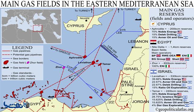 منابع گازی مدیترانه شرقی؛ عامل استمرار بحران اسرائیل و فلسطین