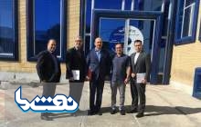  بازدید مدیر استانی بانک ایران زمین از شرکت لوح فشرده پرتو آبی
