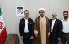  دیدار مدیر عامل شرکت مخازن سبز با امام جمعه شهرستان عسلویه 