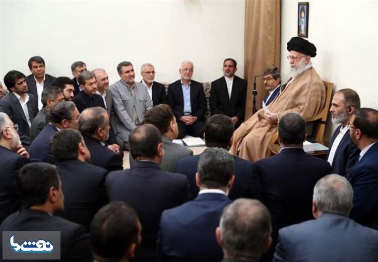 دیدار وزیر کشور و استانداران با رهبری