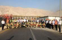 برگزاری مانور جلوگیری از نشت متانول در عسلویه