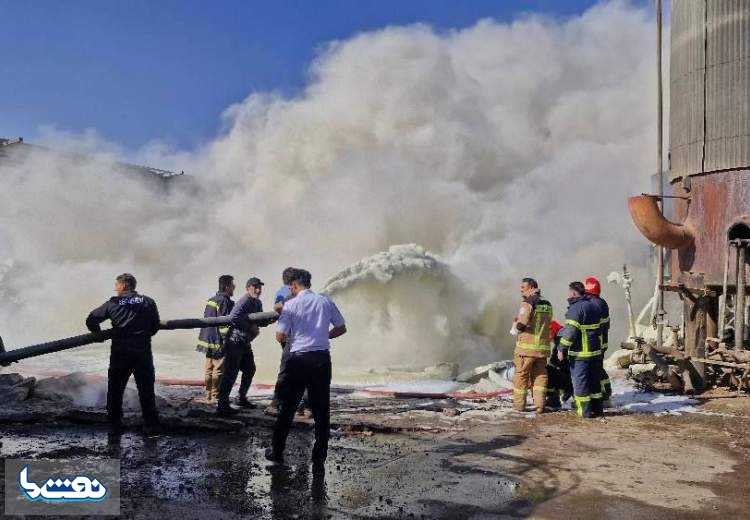 حریق در  پالایش نفت پارسیان ایوانکی
