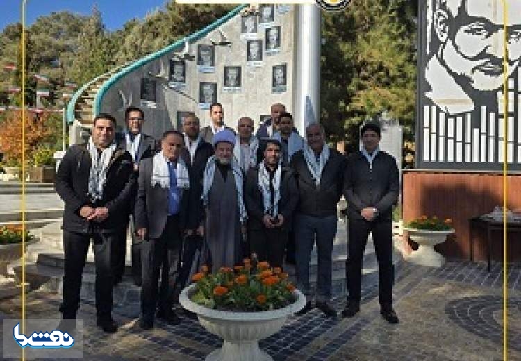 تجدید عهد بسیجیان نفت سپاهان با شهدا