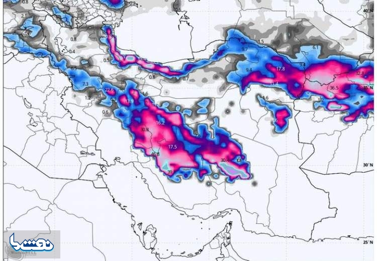 ورود سامانه بارشی جدید به کشور از سه‌شنبه
