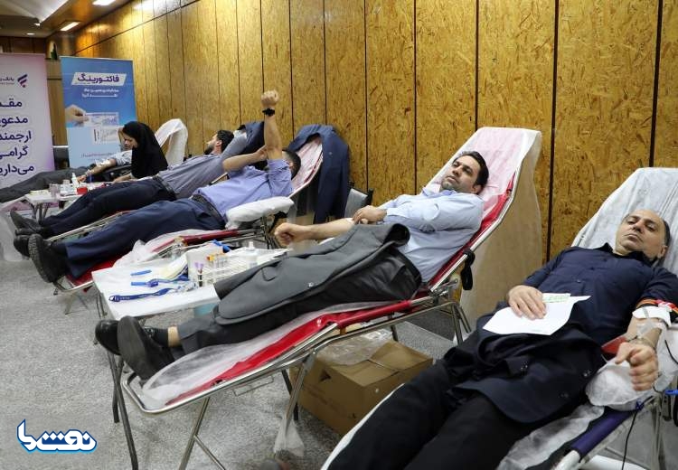 مشارکت گسترده کارکنان بانک رفاه کارگران در اهدای خون